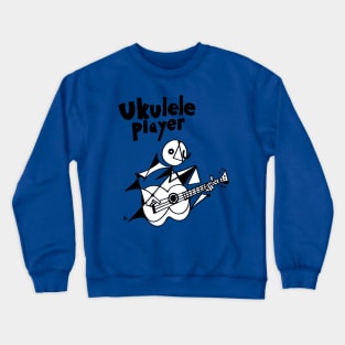 Ukulele Player (Male) by Pollux Crewneck Sweatshirt